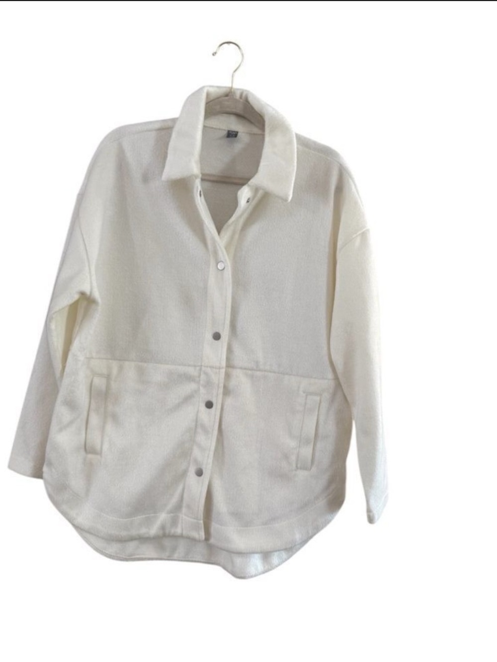 Joe Fresh Cream Button-Up Utility Jacket - Picture 6 of 8